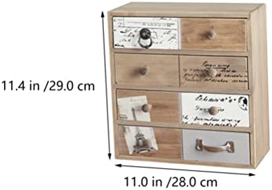 Birou de depozitare cutia de birou organizator de sertare organizator din lemn: cu 8 sertare acasă birou dresser organizație