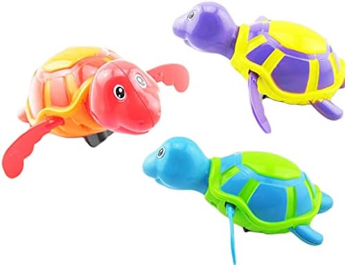Pulabo Wind-Up Turtle Turtle Băutură pentru baie pentru piscină pentru piscină pentru baie pentru copii pentru copii ceas plutitor