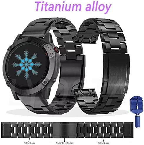 EGSDSE cele mai noi Titan aliaj brățară ceas curea pentru Fenix 6x Bratara 22 26mm pentru Garmin Fenix 6 6x Pro 5 5XPlus 935