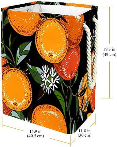 Inhomer The Orange Tree 300d Oxford PVC haine impermeabile împiedică coșul mare de rufe pentru pături jucării de îmbrăcăminte