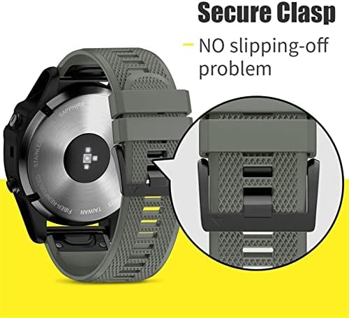 Nunomo Smart Smart Watch Band Strap pentru Garmin Fenix ​​7 7x 6 6x 5x 5 3HR 935 945 Belicon Belicon Brățar cu bandă 26mm 26mm