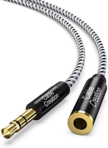 Cablu de extensie pentru căști de 3 pachete de cablu de 2 3,5 mm, de 3,5 mm, bărbați la feminin adaptor de cablu audio stereo
