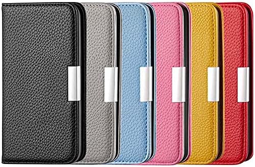 TRDYBSK portofel caz pentru Apple iPhone 14 Plus 6.7 Inch, Lychee model din piele magnetice Flip Folio Stand telefon acoperi cu suport pentru Card