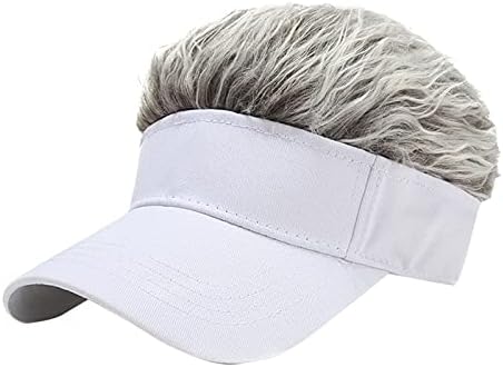 Femei bărbați moda vizor pălării cu păr elegant vizor Sun Hat reglabil protecție solară Trucker Hat Cadouri pentru femei bărbați