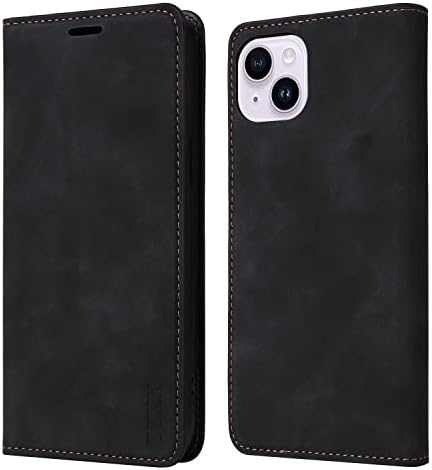 ZZXX iPhone 14 Plus caz portofel cu [blocare RFID] slot pentru Card foto Fram Kickstand Magnetic moale din piele Flip Fold caz pentru iPhone 14 Plus Portofel caz