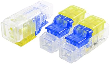 IIVVERR 3 PC-uri 1,5-2.5mm2 până la 0,5-0,75 mm2 Calea dublă Push în cablu I-Clamp Conector rapid de cablare rapidă Splice