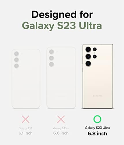 Ringke Fusion [Anti -Fingerprint] Compatibil cu Samsung Galaxy S23 Ultra 5G Carcasă, protecție robustă din spate Sockproof