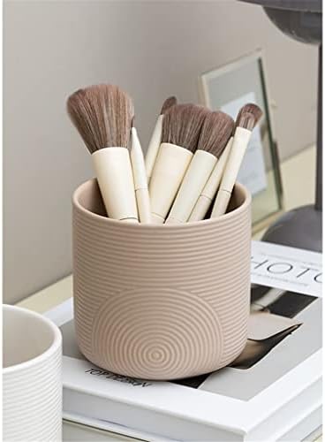 Uxzdx masă de depozitare frumusețe cu găleată desktop creativitate cu capacitate mare de ceramică ceramică suport pentru creion
