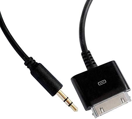 Intrare Stereo 3,5 mm aux la un adaptor de cablu conector de doc