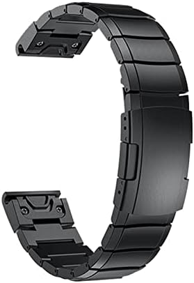 Coepmg Metal Watchband curea pentru Garmin Fenix ​​7 7s 7x 5x 5 6x 6pro 3hr Easyfit cu versiune rapidă din oțel inoxidabil