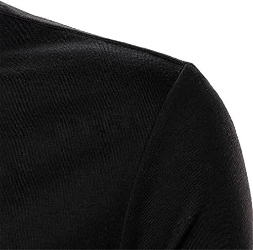Men ' s Tricouri Polo Maneca lunga Casual Guler Golf T Shirt Fals din două piese de culoare costum de potrivire guler tăiat