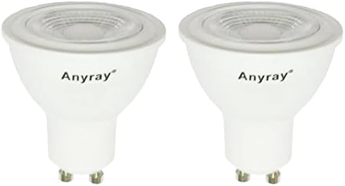 2-becuri LED 5W Anyray înlocuire pentru GU10 120V 35W MR-16 Q35MR16 35 wați JDR C bec cu Halogen lampă Anyray