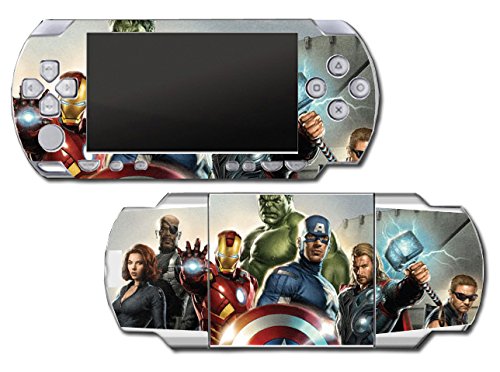 Avengers Nick Fury Hawkeye Black Widow Thor Hulk Iron Man Game Video Joc Vinyl Decal Skin Coperty pentru Sony PSP PlayStation