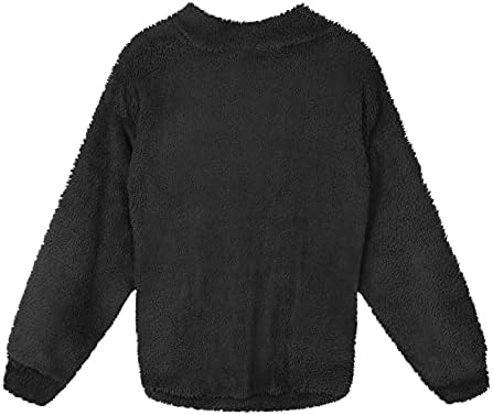 Pulover de top pentru femei solidă pentru femei cu mânecă lungă cu mânecă lungă pulover de pulover cu pulovere casual