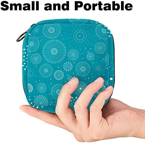 Pungă de perioadă, geantă portabilă de depozitare a tampoanelor tampoane colectează geantă Organizator sanitar pentru îngrijirea