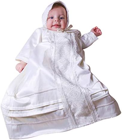 Rochii de botez pentru băieți pentru băieți nou -născuți Long Baptism Outfit cu capotă