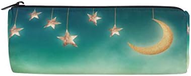 Mr.Xzy Star Star Moon Pencil Bag Case pentru fată pentru băiat pentru tipul cerului pictură cu mai multe funcții pungă de pix