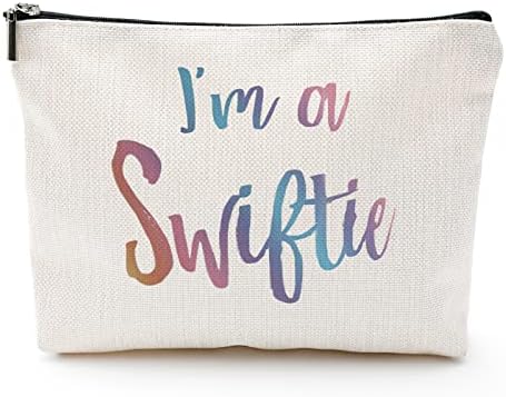 Sunt o geantă de machiaj Swiftie geantă cosmetică Swiftie Taylor Team-fanii Swift TS cadou marfă iubitoare de muzică…