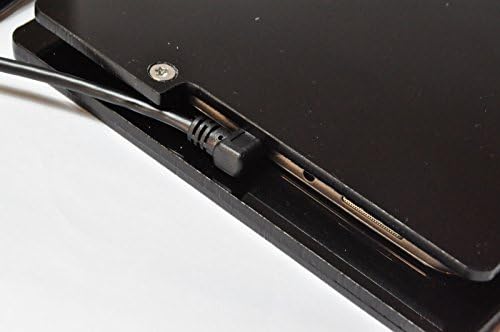 Tabcare Compatibil cu Samsung Galaxy Tab A 8.0 2015 Ediția SM-T350 Securitate anti-furt incintă acrilică neagră cu kit de montare