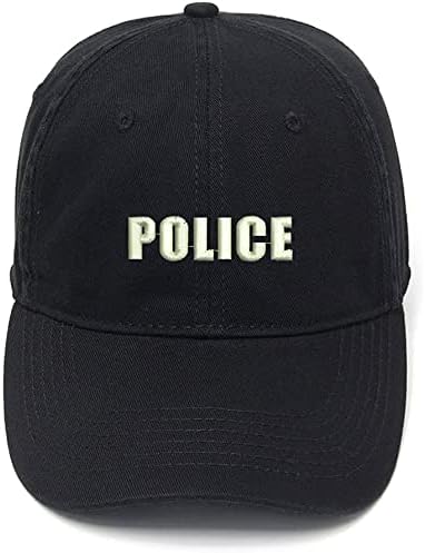 Lypreadezim pentru bărbați, ofițer de poliție de baseball, broderie hat bumbac brodat casual capace de baseball casual