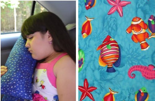 Copii pentru copii, cu pernă de călătorie cu pernă de călătorie-pilon-pește-peisaj-viață-aquarium