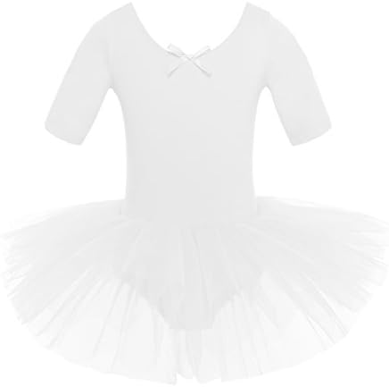 Rochie de dans de balet pentru fete ttao gimnastică leotard tutu fustă balerina îmbrăcăminte dance rochie de patinaj pe gheață