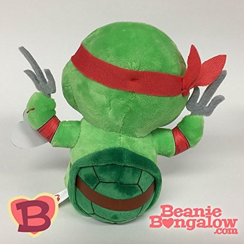 Ty Beanie Baby Raphael Ninja Turtle in-Hand Iulie Lansare New Mwmt .hnGG_634T6344 G134548TY31357