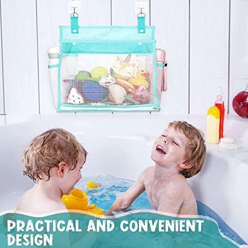 2 bucăți pentru bebeluși Organizator de jucării pentru copii pentru baie de deschidere mare de baie de plasă mai multe moduri