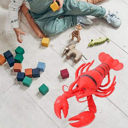 Animale umplute abaodam Forma de homar realistă de cauciuc simulare de homar ocean figuri de animale marine model Figurină