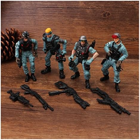 4buc militar LAPD SWAT Statele Unite ale Americii Poliția soldat model stabilit de 24/7 magazin