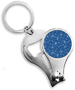 Pattern Blue Sky Night Night Dot Tradițional Nipper Nipper Ring Key Lanț Deschizor de sticle Clipper
