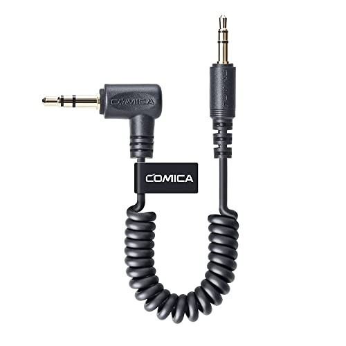Comica CVM-D-UC 3,5 mm TRS la cablu de ieșire audio USB-C pentru microfoane cu dop de ieșire audio de 3,5 mm la smartphone-uri