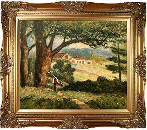 La Pastiche Homeward Framed Oil Painting, 32 x 28, multi