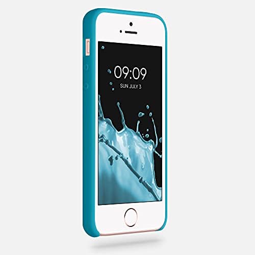 Carcasă KWMobile compatibilă cu Apple iPhone SE / iPhone 5 / iPhone 5S Carcasă - TPU Silicon Husa cu finisaj moale - Ocean