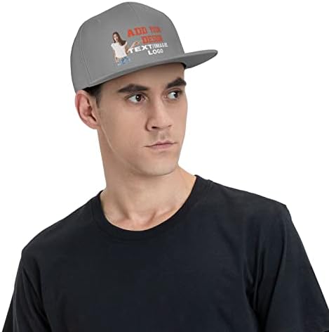 Personalizate Hip Hop Plain Snapback pălării pentru bărbați & amp; femei personalizate plat refuz capac Adauga imagine / Text