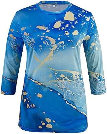 Respirabil Plus Dimensiune Pătrat Gât Femei Bluze Gradient Trendy Casual Clasic Bluze Vara Fără Mâneci