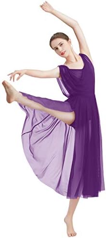 Rochie de dans contemporan pentru femei dans liric rochie din tul