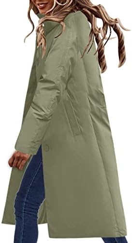 Haină cu glugă haine pentru femei solidă solidă cu capotă fără lungime medie jacheta de culoare solidă cardigan cu un singur