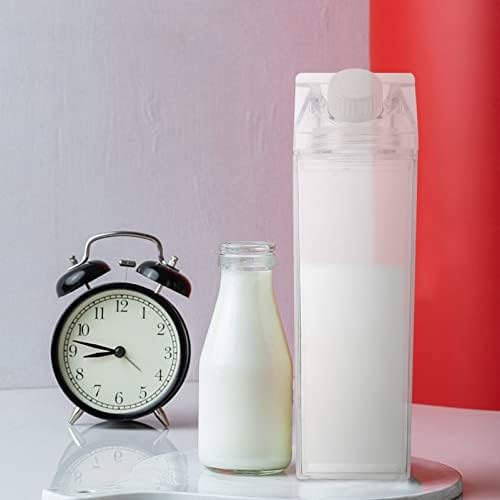 Sticle de apă de la Cabilock sticla cu cutie de lapte cu cutie de lapte limpezi: 500 ml lapte portabil cu apă de lapte cu cutie