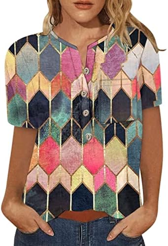 Plus topuri de dimensiuni pentru femei echipaj gât cu mânecă scurtă pulovere cu frunze bluze bluze bluze casual