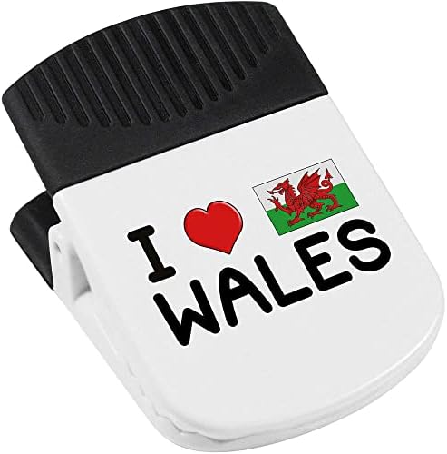 Clipul magnetic azeeda 'I Love Wales'