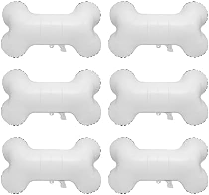 Creaides 6pcs baloane osoase folie de aluminiu câine os în formă de baloane pentru Baby Shower Puppy Dog Birthday Party Decoratiuni
