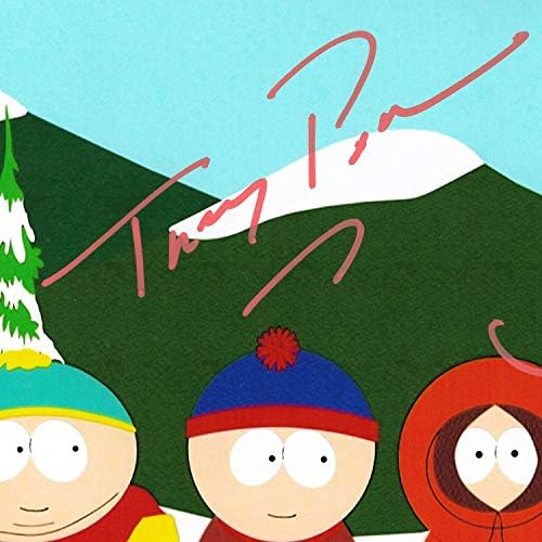 Rare-T South Park Trey Parker și Matt Stone Limited Signature Edition Studio Licențiat Foto Licențiat Cadru personalizat