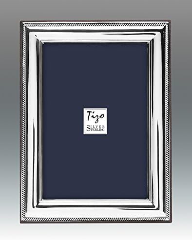 Tizo 5 x 7 .925 Sterling Silver Picture Frame