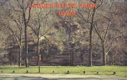 Parcul de stat Ledges, Carte poștală Iowa