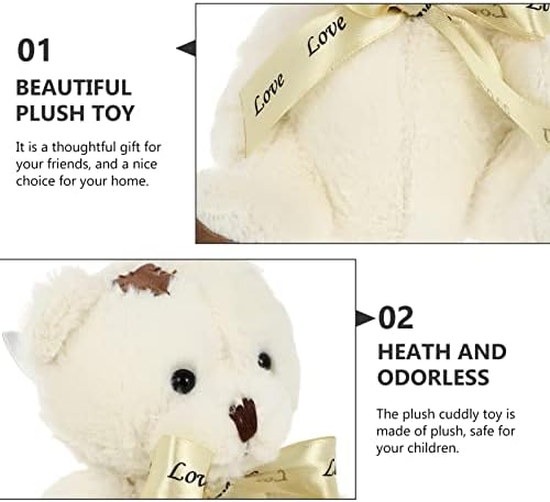 Toyvian Vintage Decor Bear Plush Plush Plush Plușeți Urși Perne Propunere de urs Ursul drăguț Ursii Copii Urși moi Urși moi