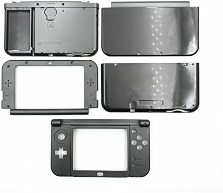 NOU PENTRU NEW3DS XL Carcasă pentru carcasă Înlocuire neagră gri, pentru Nintendo New 3DS XL LL NEW3DSXL Consola de mână, placă