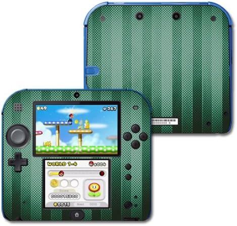 Pielea Mightyskins compatibilă cu Nintendo 2DS Wrap Autocolant Skins Lines Green