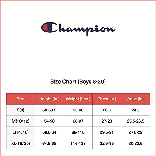 Champion Boys Shirt Performance cu mânecă scurtă tehnologie atletică tricou de top îmbrăcăminte pentru copii - excelent pentru