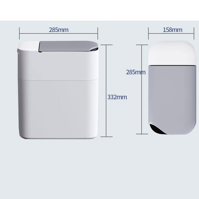 Xbwei senzor automat coș de gunoi pentru colț de bucătărie coș de gunoi inteligent sac de aspirație coș de gunoi de baie inteligent